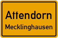 Straßenverzeichnis Attendorn Mecklinghausen