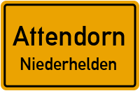 Straßenverzeichnis Attendorn Niederhelden