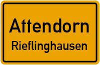 Straßenverzeichnis Attendorn Rieflinghausen