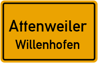 Kapfstraße in AttenweilerWillenhofen