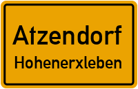 Straßen in Atzendorf Hohenerxleben