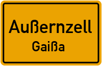 Straßenverzeichnis Außernzell Gaißa