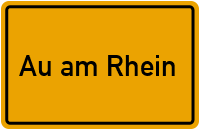 Au am Rhein in Baden-Württemberg