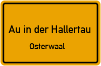 Hofener Straße in Au in der HallertauOsterwaal