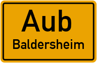 Torgartenweg in 97239 Aub (Baldersheim)