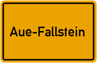City Sign Aue-Fallstein