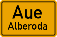 Siedlerstraße in AueAlberoda