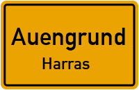 Goßmannsroder Straße in AuengrundHarras