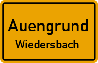 Kirchgasse in AuengrundWiedersbach