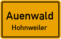 Rathausstraße in AuenwaldHohnweiler