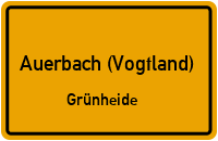 Carolagrüner Straße in Auerbach (Vogtland)Grünheide