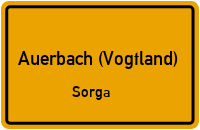 Ritterstraße in Auerbach (Vogtland)Sorga