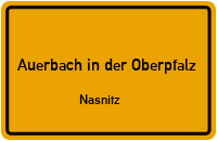 Nasnitzer Hauptstraße in Auerbach in der OberpfalzNasnitz