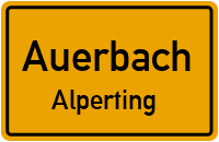 Straßen in Auerbach Alperting