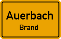 Straßen in Auerbach Brand
