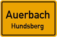 Straßen in Auerbach Hundsberg
