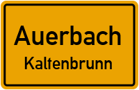 Straßen in Auerbach Kaltenbrunn