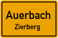 Straßen in Auerbach Zierberg