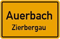 Straßen in Auerbach Zierbergau