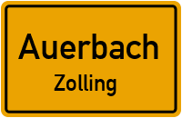 Straßen in Auerbach Zolling
