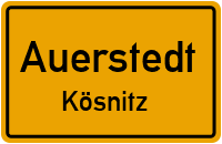 Straßen in Auerstedt Kösnitz
