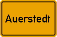 City Sign Auerstedt