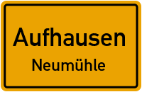 Straßenverzeichnis Aufhausen Neumühle