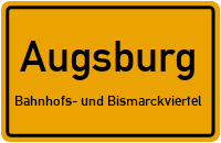 Bismarckbrücke in 86159 Augsburg (Bahnhofs- und Bismarckviertel)