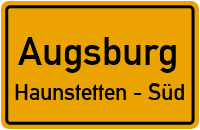 Franziska-Witmann-Straße in AugsburgHaunstetten - Süd