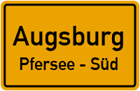 Wilhelm-Reitzmayr-Straße in AugsburgPfersee - Süd