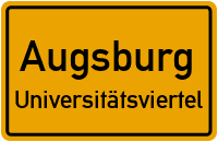 Werner-Von-Siemens-Straße in AugsburgUniversitätsviertel