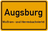 Engelbergerstraße in AugsburgWolfram- und Herrenbachviertel