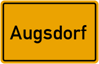 Ortsschild von Gemeinde Augsdorf in Sachsen-Anhalt