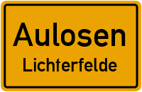 Straßen in Aulosen Lichterfelde