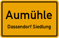 Mühlenweg in AumühleDassendorf Siedlung