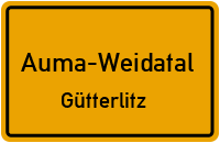 Straßenverzeichnis Auma-Weidatal Gütterlitz