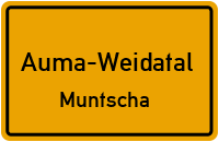 Straßenverzeichnis Auma-Weidatal Muntscha