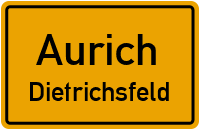 Straßenverzeichnis Aurich Dietrichsfeld
