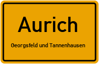 Tonweg in AurichGeorgsfeld und Tannenhausen