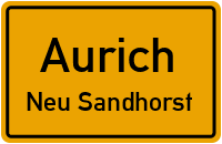 2.Dwarsweg in AurichNeu Sandhorst