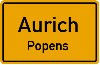 Straßenverzeichnis Aurich Popens