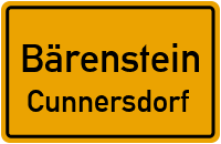 Straßen in Bärenstein Cunnersdorf