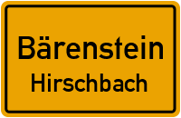 Straßen in Bärenstein Hirschbach