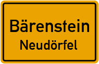 Straßen in Bärenstein Neudörfel