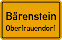 Straßen in Bärenstein Oberfrauendorf