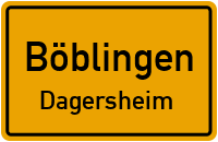 Apothekerstraße in BöblingenDagersheim