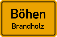Brandholz in BöhenBrandholz