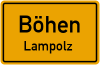Straßenverzeichnis Böhen Lampolz