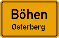 Straßenverzeichnis Böhen Osterberg