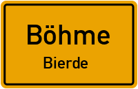 Schweineweideweg in BöhmeBierde